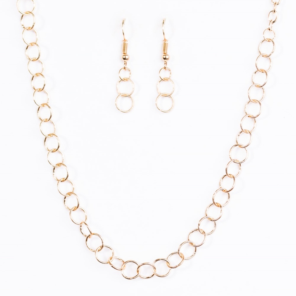 Necklace and earrings